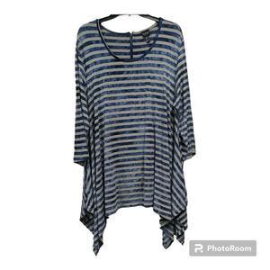 Lavanya multistrip blouse Preloved L